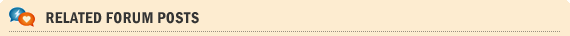 Related Forum Posts